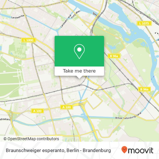 Braunschweiger esperanto, Neukölln, 12055 Berlin map