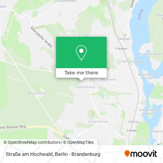 Карта Straße am Hochwald