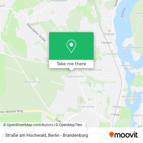 Straße am Hochwald map