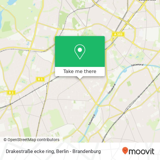 Drakestraße ecke ring, Lichterfelde, 12205 Berlin map