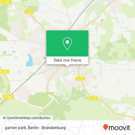 garten park, 14943 Luckenwalde map