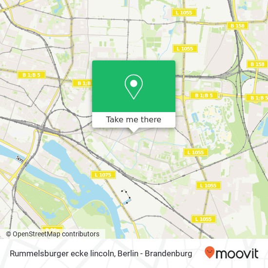 Rummelsburger ecke lincoln, Friedrichsfelde, 10315 Berlin map
