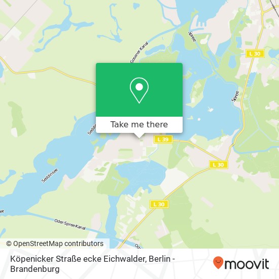 Köpenicker Straße ecke Eichwalder, Gosen, 15537 Gosen-Neu Zittau map