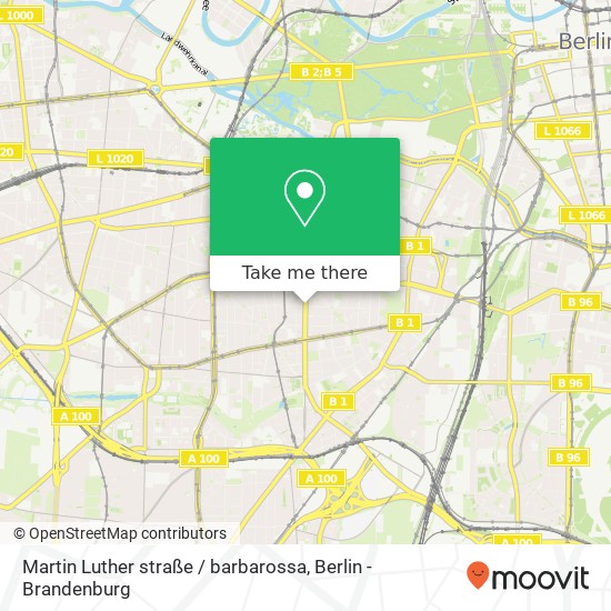 Martin Luther straße / barbarossa, Schöneberg, 10779 Berlin map