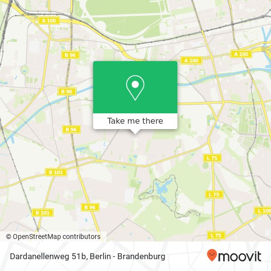Dardanellenweg 51b, Mariendorf, 12109 Berlin map