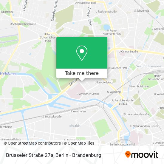 Brüsseler Straße 27a map