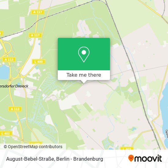 August-Bebel-Straße map