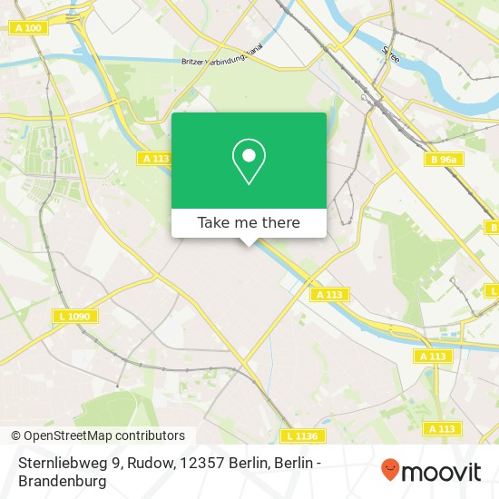 Sternliebweg 9, Rudow, 12357 Berlin map