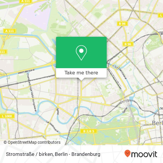 Stromstraße / birken, Moabit, 10559 Berlin map