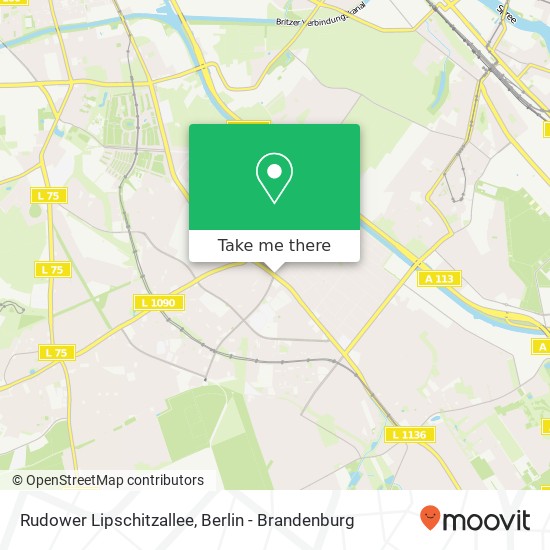 Rudower Lipschitzallee, Buckow, 12351 Berlin map