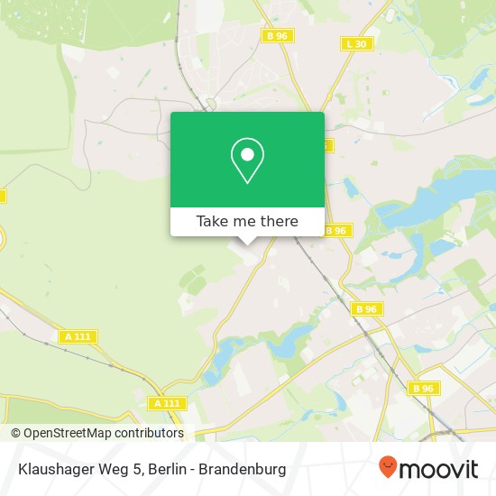 Klaushager Weg 5, Hermsdorf, 13467 Berlin map