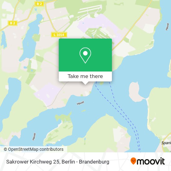 Карта Sakrower Kirchweg 25