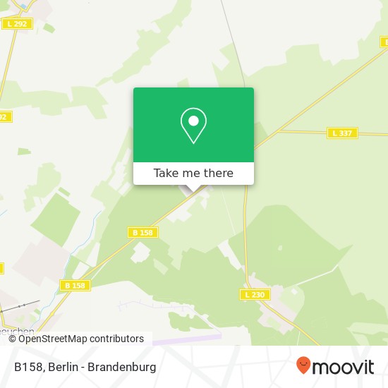 B158, 16356 Werneuchen map