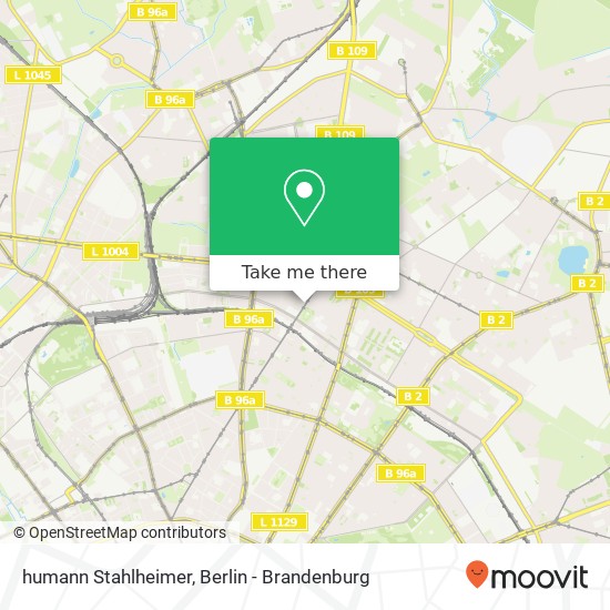 humann Stahlheimer, Prenzlauer Berg, 10439 Berlin map