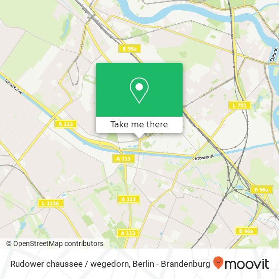 Карта Rudower chaussee / wegedorn, Adlershof, 12489 Berlin