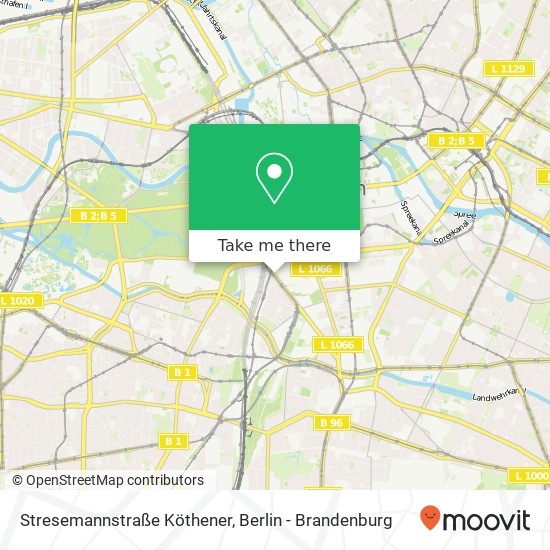 Stresemannstraße Köthener, Mitte, 10117 Berlin map