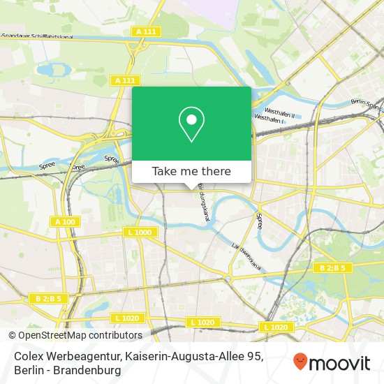 Colex Werbeagentur, Kaiserin-Augusta-Allee 95 map