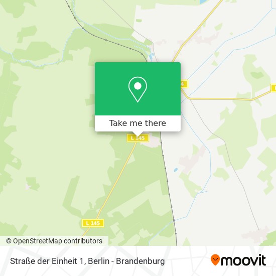 Straße der Einheit 1 map