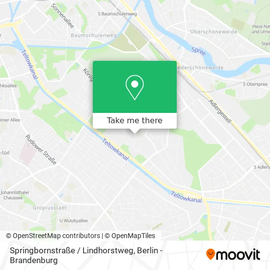 Карта Springbornstraße / Lindhorstweg