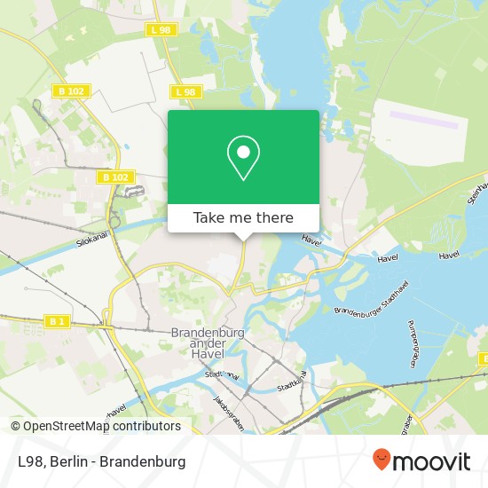 L98, 14770 Brandenburg an der Havel map