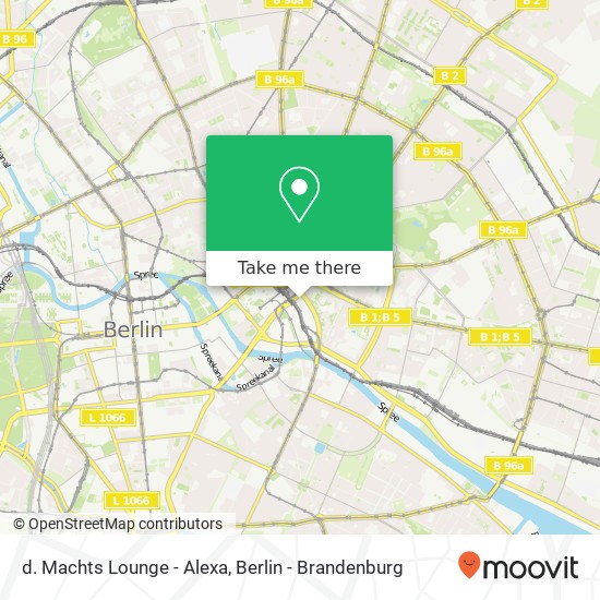 d. Machts Lounge - Alexa, Grunerstraße 20 map