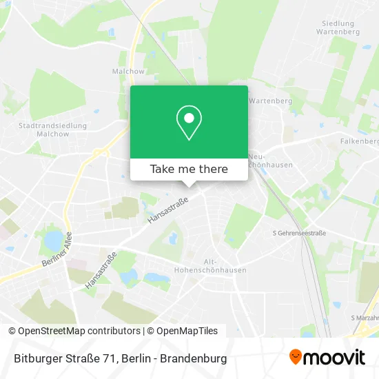 Карта Bitburger Straße 71