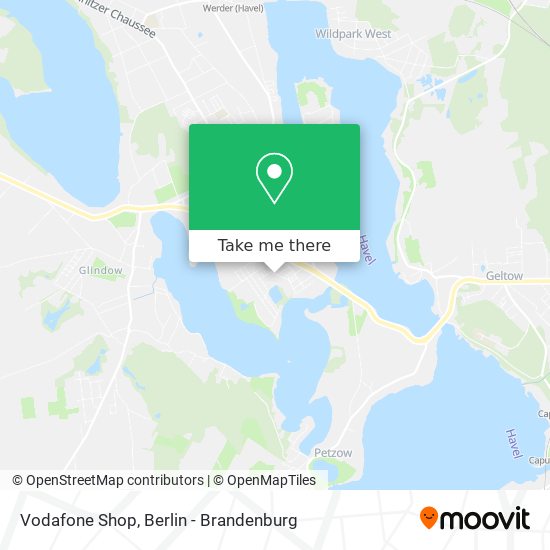 Vodafone Shop map