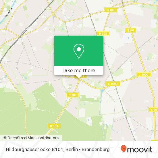 Hildburghauser ecke B101, Marienfelde, 12279 Berlin map