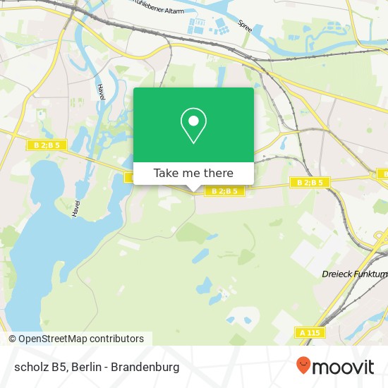 Карта scholz B5, Westend, 14055 Berlin