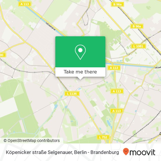 Köpenicker straße Selgenauer, Rudow, 12355 Berlin map