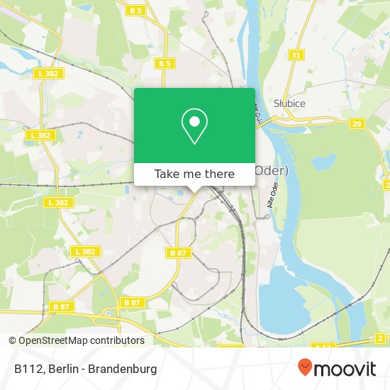 B112, 15234 Frankfurt (Oder) map
