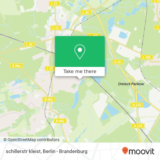 schillerstr kleist, Schildow, 16552 Mühlenbecker Land map