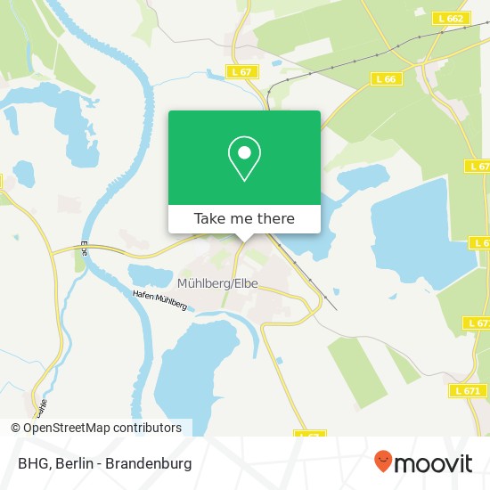 Карта BHG, Liebenwerdaer Straße 36