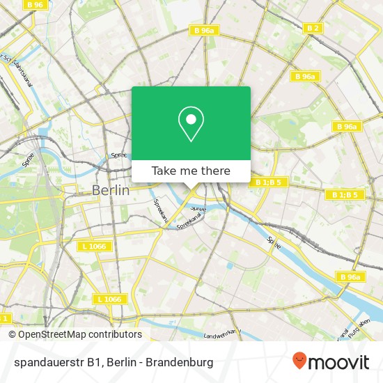 spandauerstr B1, Mitte, 10178 Berlin map