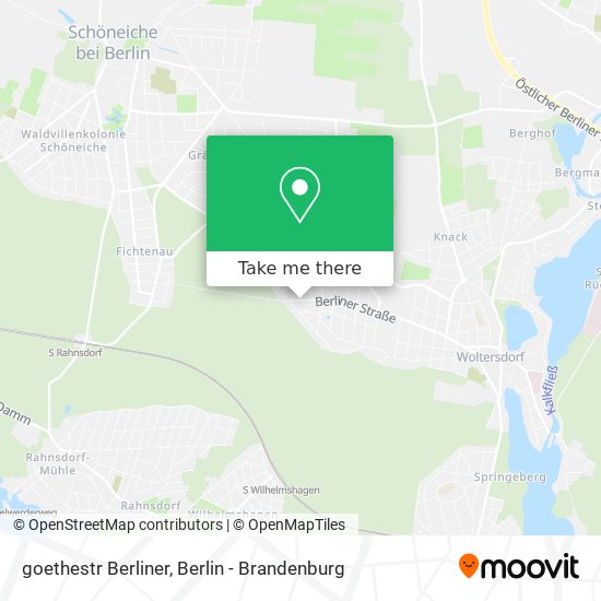 Карта goethestr Berliner