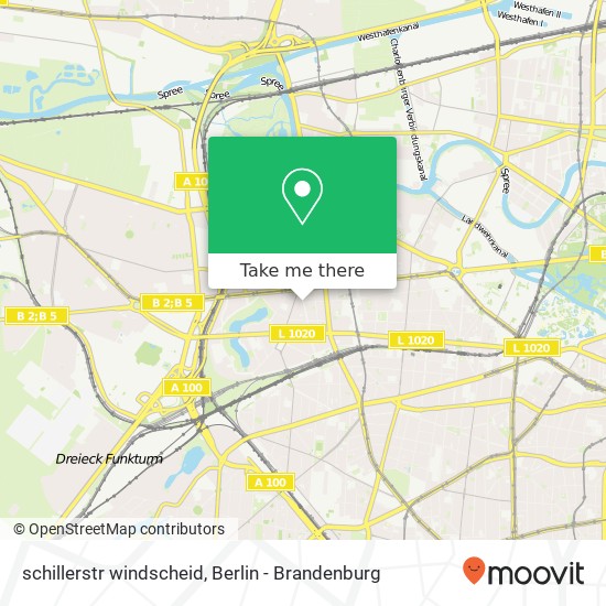 Карта schillerstr windscheid, Charlottenburg, 10627 Berlin