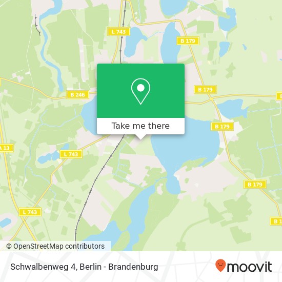 Schwalbenweg 4, 15741 Bestensee map