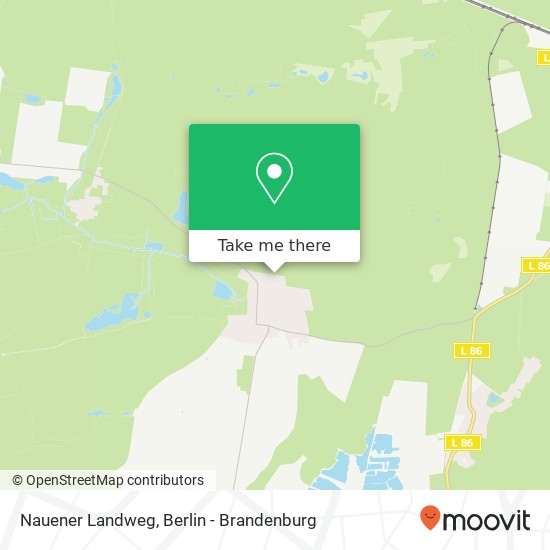 Nauener Landweg, Tremmen, 14669 Ketzin / Havel map