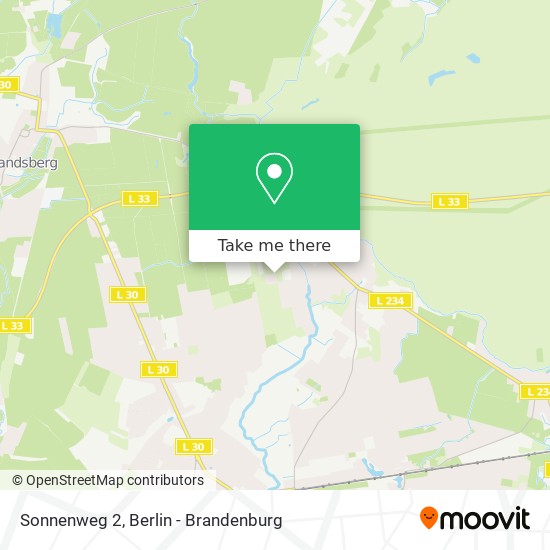 Sonnenweg 2 map