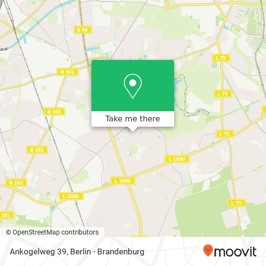 Ankogelweg 39, Mariendorf, 12107 Berlin map