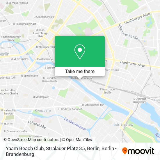 Yaam Beach Club, Stralauer Platz 35, Berlin map