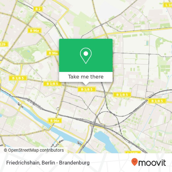 Friedrichshain map