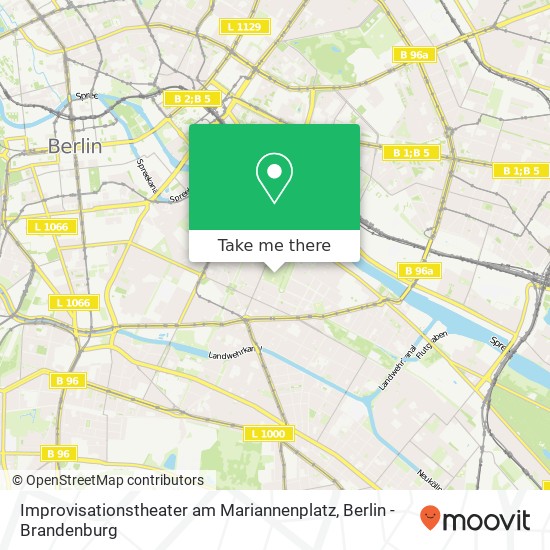 Improvisationstheater am Mariannenplatz map