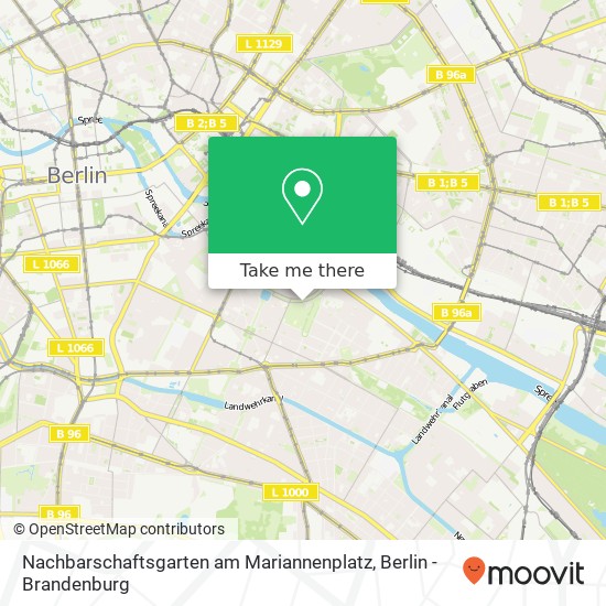 Nachbarschaftsgarten am Mariannenplatz, Kreuzberg, 10997 Berlin map