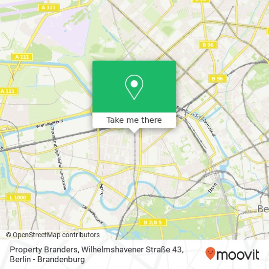 Property Branders, Wilhelmshavener Straße 43 map