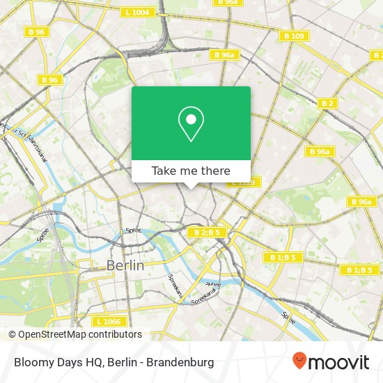Bloomy Days HQ, Gormannstraße 14 map