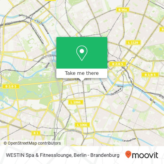 WESTIN Spa & Fitnesslounge, Behrenstraße map
