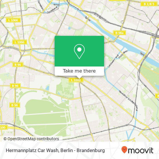 Карта Hermannplatz Car Wash, Hermannplatz