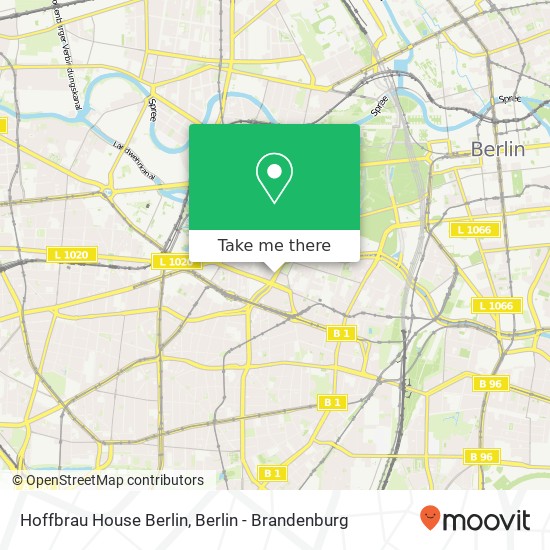 Hoffbrau House Berlin map