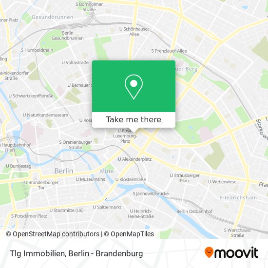 Tlg Immobilien map